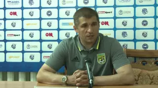 Пресс-конференция Омари Тетрадзе после матча "Тараз" - "Тобол"