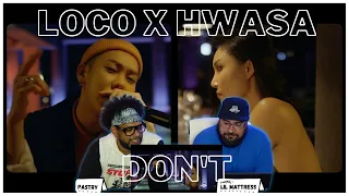 Loco and Hwasa (MAMAMOO) - "Don't" Reaction
