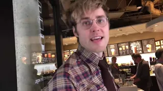 shane dawson cringing while garrett obsesses over harry potter for 2 minutes straight