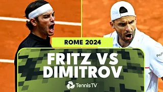 Taylor Fritz vs Grigor Dimitrov Highlights | Rome 2024