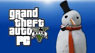 GMOD & GTA 5 PC Online Funny Moments - Christmas Tree, Snowball Fights, Snowman, XMAS MODDERS!