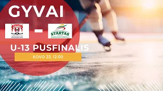 NVLRL U-13 pusfinalis: SLRA - Startas / 2024-03-23