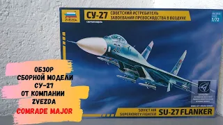 Обзор сборной модели СУ-27 от компании ZVEZDA. SOVIET AIR.