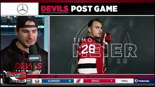 NJ Devils Nico Hischier Timo Meier Jesper Bratt Speak w/ Sal & Erika Wachter After Final Game 23-24