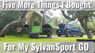 I bought five more things for my SylvanSport Go.