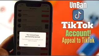 How to get Unbanned on TikTok! [Appeal to get TikTok Account Back]