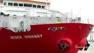 Weser Highway  H9DD IMO  9065417  Emden Germany Autotransporter Car Carrier Vessel Ship