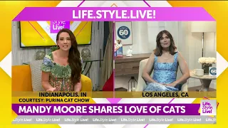 Mandy Moore shares love for cats
