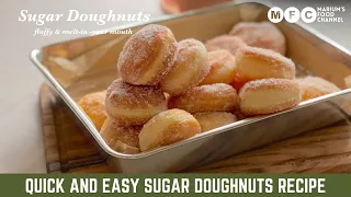 ￼Doughnuts Recipe |Sugar Doughnuts Recipe 🍩|Fluffy & Melt in your Mouth by @mariumsfoodchannel
