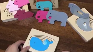 Animal Carton Multilayer 3D Jigsaw Puzzle Children Educational Toys