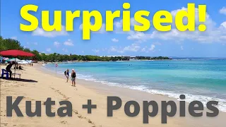 Did NOT Expect THIS! Kuta Beach + Poppies Lane, Beachfront Hotel & More! Bali Indonesia Pt 2