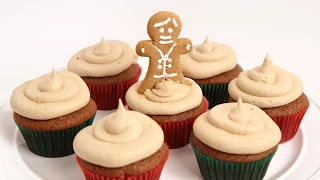 Gingerbread Cupcakes Recipe - Laura Vitale - Laura in the Kitchen Episode 857