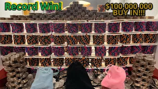 $100,000,000 BUY IN 50 QUARTER CHALLENGE.      HIGH LIMIT COIN PUSHER