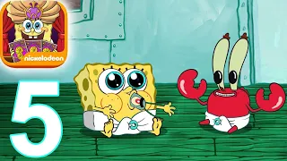 SpongeBob's Game Frenzy - BABY SPONGEBOB MR CRABS - Gameplay Walkthrough Video Part 5 (iOS Android)