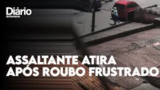 Assaltante atira contra homem que fugiu de roubo no bairro Joaquim Távora