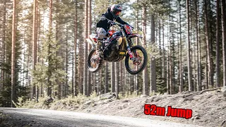 Streetbike ON DIRT - Suzuki GSX-R 1000cc // INSANE MACHINE 52m JUMP!!