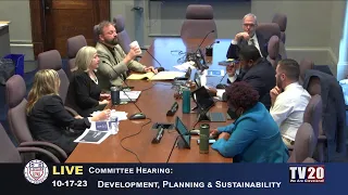 Development, Planning and Sustainability Committee Meeting, October 17, 2023