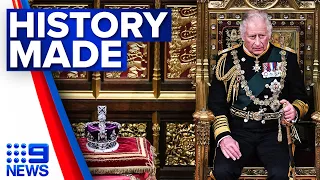 Prince Charles opens parliament, delivers Queen’s Speech for first time | 9 News Australia