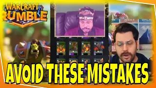 Avoid These HUGE simple Mistakes In Warcraft Rumble!