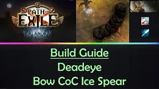 Bow CoC Ice spear build guide - Deadeye - Low & high budget