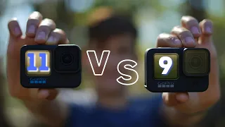 GoPro Hero 11 vs 9!  Worth The Upgrade?