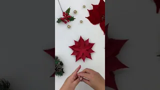 Adding a Mini Paper Poinsettia to your Holiday Gifts with Xyron! | Xyron Holly Days Campaign