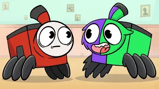 JESTER BUT TRAIN and CHOO CHOO CHARLES Daily Life! // Poppy Playtime Chapter 3 Animation