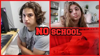 She couldn't go to school .VLOG#748