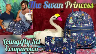 Swan Princess Loungefly MiniBackpack & Wallet set: All Over Print Comparison & Review