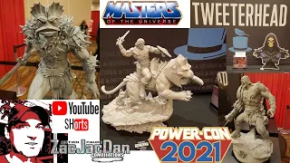 Power-Con 2021 Tweeterhead Statues for MOTU He-man and the Masters of the Universe #shorts