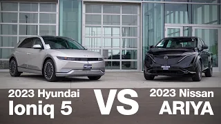 2023 Hyundai Ioniq 5 vs 2023 Nissan ARIYA Evolve+ | Comparison and Review