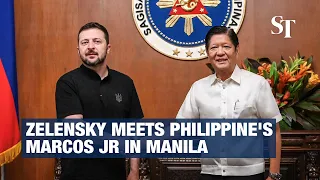 Zelensky meets Philippine's Marcos Jr in Manila