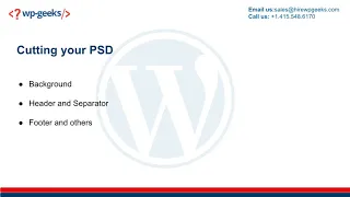 5 Steps to Convert PSD Template To a WordPress Template