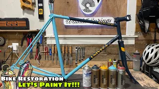 Painting a Bike With Spray Paint: Vintage Bike Restoration the 1987 Univega