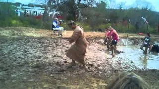 Warrior Dash - mud pit finish