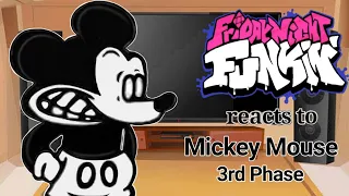 Friday Night Funkin Reacts To Mickey Mouse 3rd Phase Update