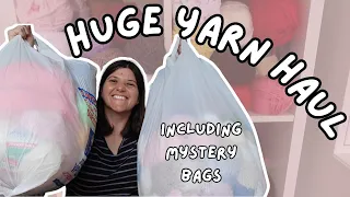 HUGE Yarn Haul - Mostly 2nd Hand! ♥ Crochet Vlog #2