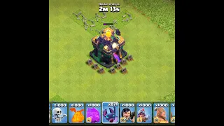 Bats Required To Destroy Town Hall 14 | Clash Of Clans