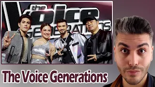 [ENG SUB] The Voice Generations Philippines Opening SB19 STELL, Julie San, Chito, Billy REACTION
