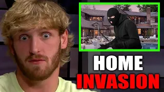 LOGAN PAUL CAUGHT AN ARMED INTRUDER IN HIS HOME