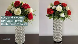 Easy and Elegant: DIY Luxe Flower Centerpiece Tutorial | How To | Tableclothsfactory.com