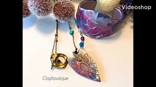 Polymer Clay Easy Peasy Cuff and Pendant Set!