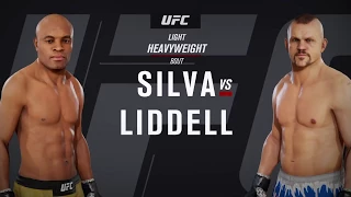 Anderson Silva vs. Chuck Liddell (EA Sports UFC 3) - CPU vs. CPU - Crazy UFC 👊🤪