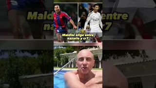 Maldini elige entre Ronaldo Nazario y cr7! #maldini #cristiano #cristianoronaldo