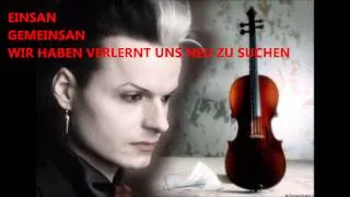 Lacrimosa   Alleine zu Zweit LETRA)