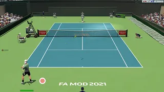 FULL ACE TENNIS SIMULATOR (FAT) - the new update + quick tip for aim target size