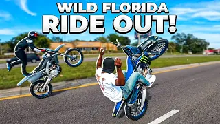 THE MOST WILD FLORIDA RIDEOUT EVER ! | BRAAP VLOGS