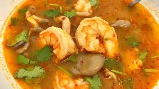 TOM YUM GOONG - Thai Hot and Sour Soup