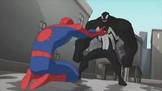 Spectacular Spider-Man (2008) Spider-Man vs Venom parade fight (3/3)