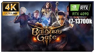 Baldur's gate 3 in RTX 4090 + i7-13700k - 1080p / 1440p / 4k